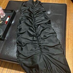 Fashion Nova Black Strapless Dress